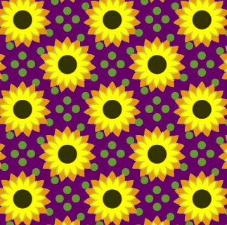 Sonnenblumen auf Lila Hintergrund Sonnenblumen auf Lila Hintergrund