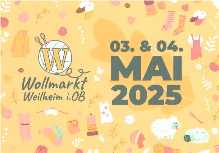Wollmarkt Weilheim i.OB 3.+4. Mai 2025