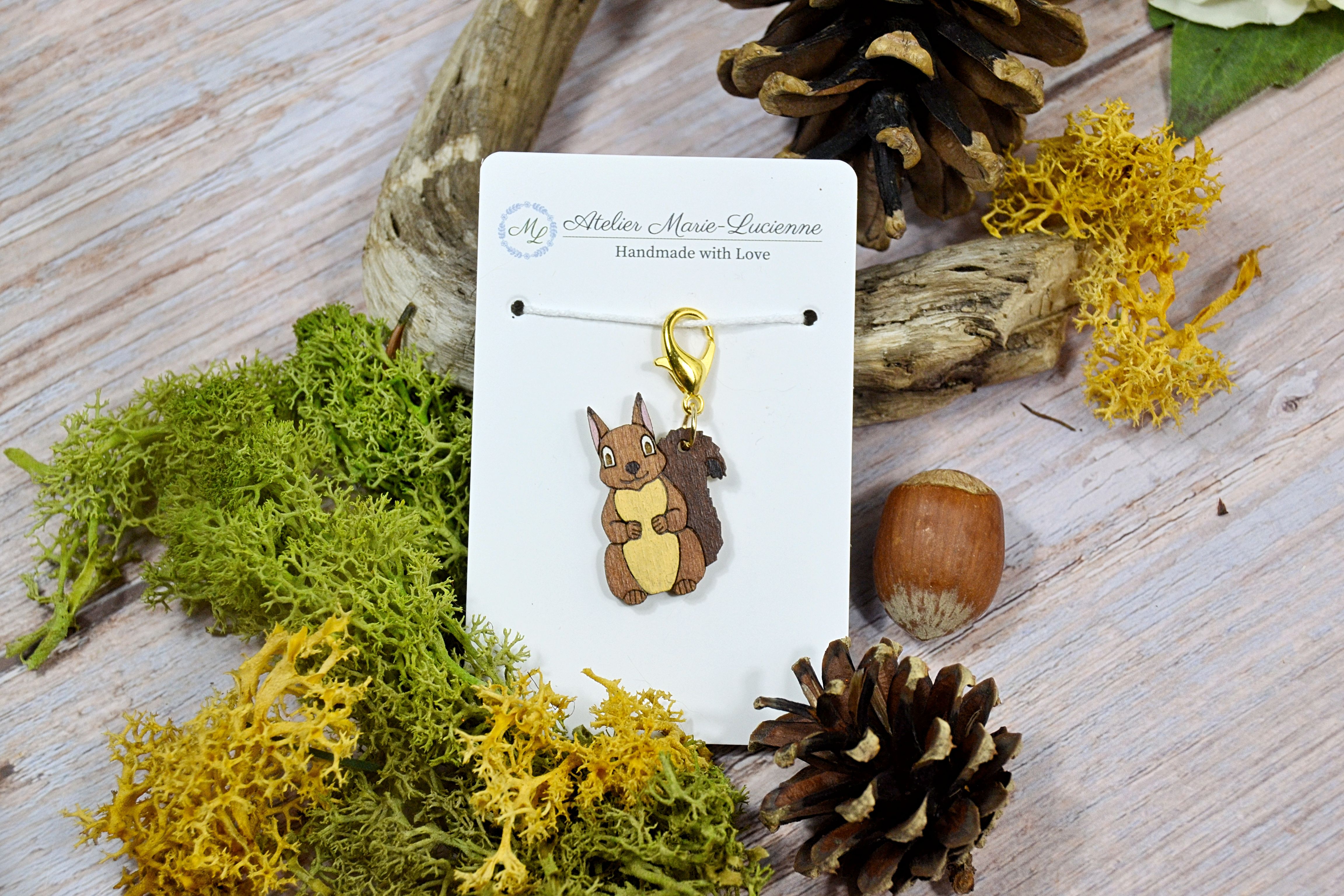 Holzmaschenmarkierer Eichhörnchen