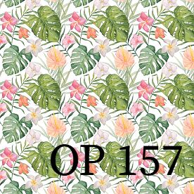Origamipapier OP 157 Monsterablätter und Hibiskusblüten