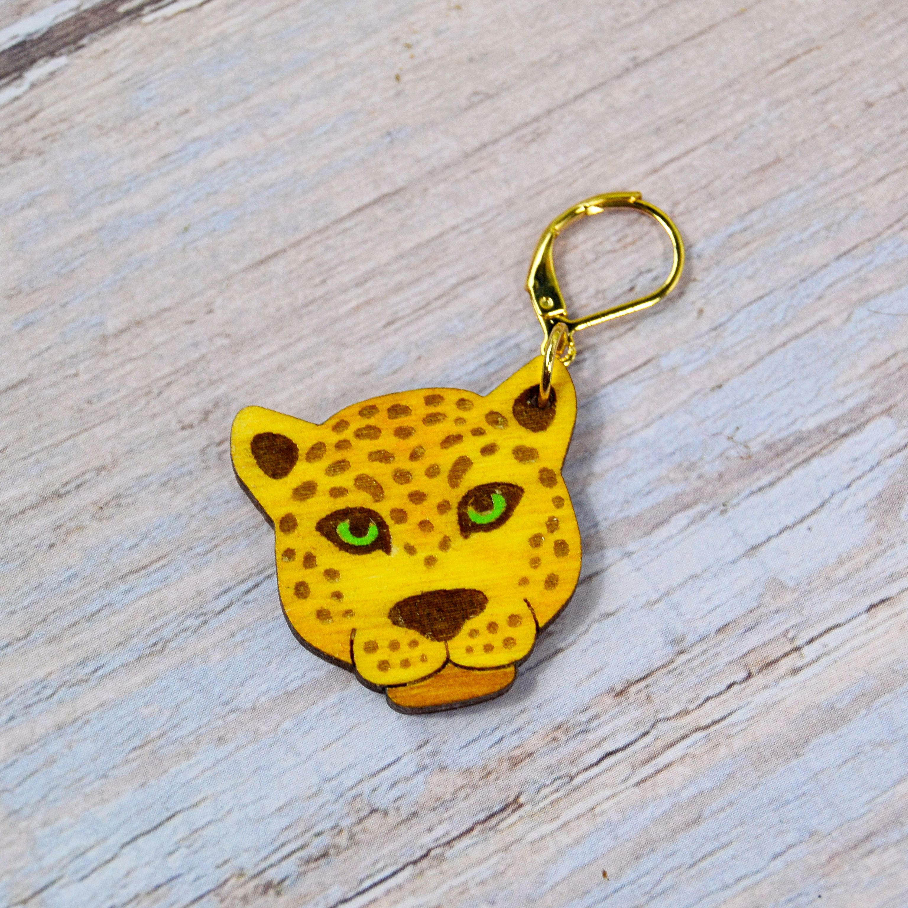 Holzmaschenmarkierer Leopard aus Pappelholz