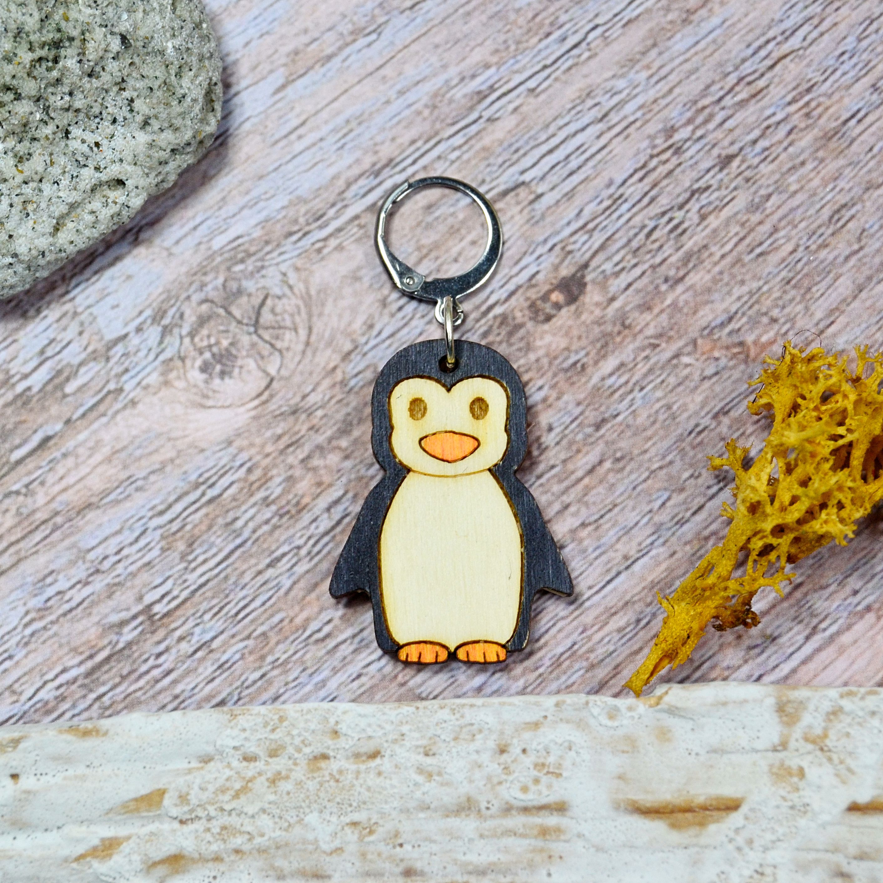 Holzmaschenmarkierer Pinguin