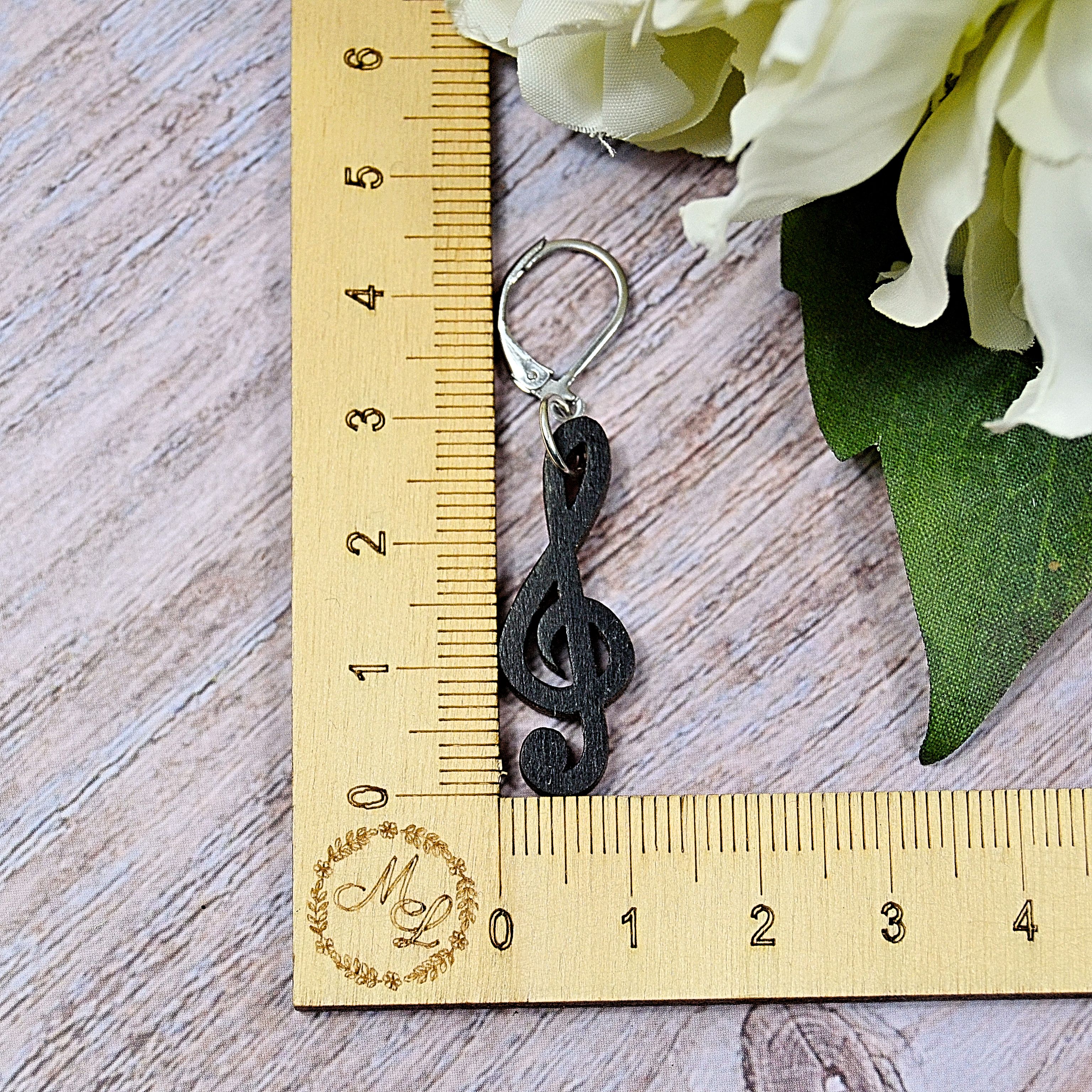 	
Holzmaschenmarkierer Violinschlüssel
 an Lineal