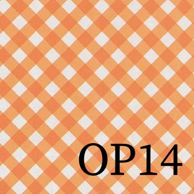 Gingham Origamipapier in Orange