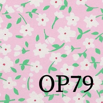 Zartes pinkes geblümtes Origamipapier