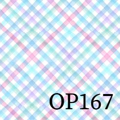 Gingham Origamipapier in Pastell