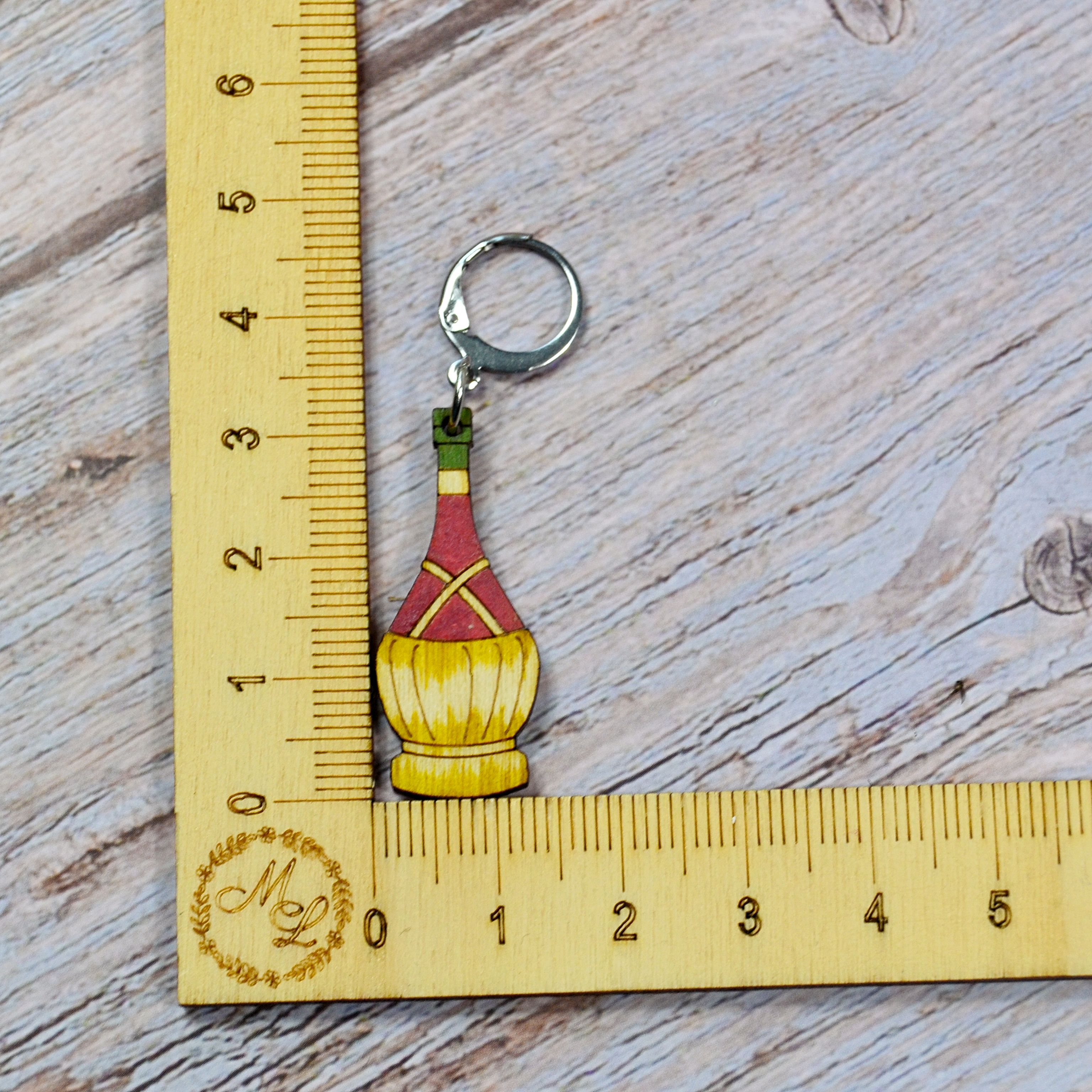 Holzmaschenmarkierer Chianti an Lineal