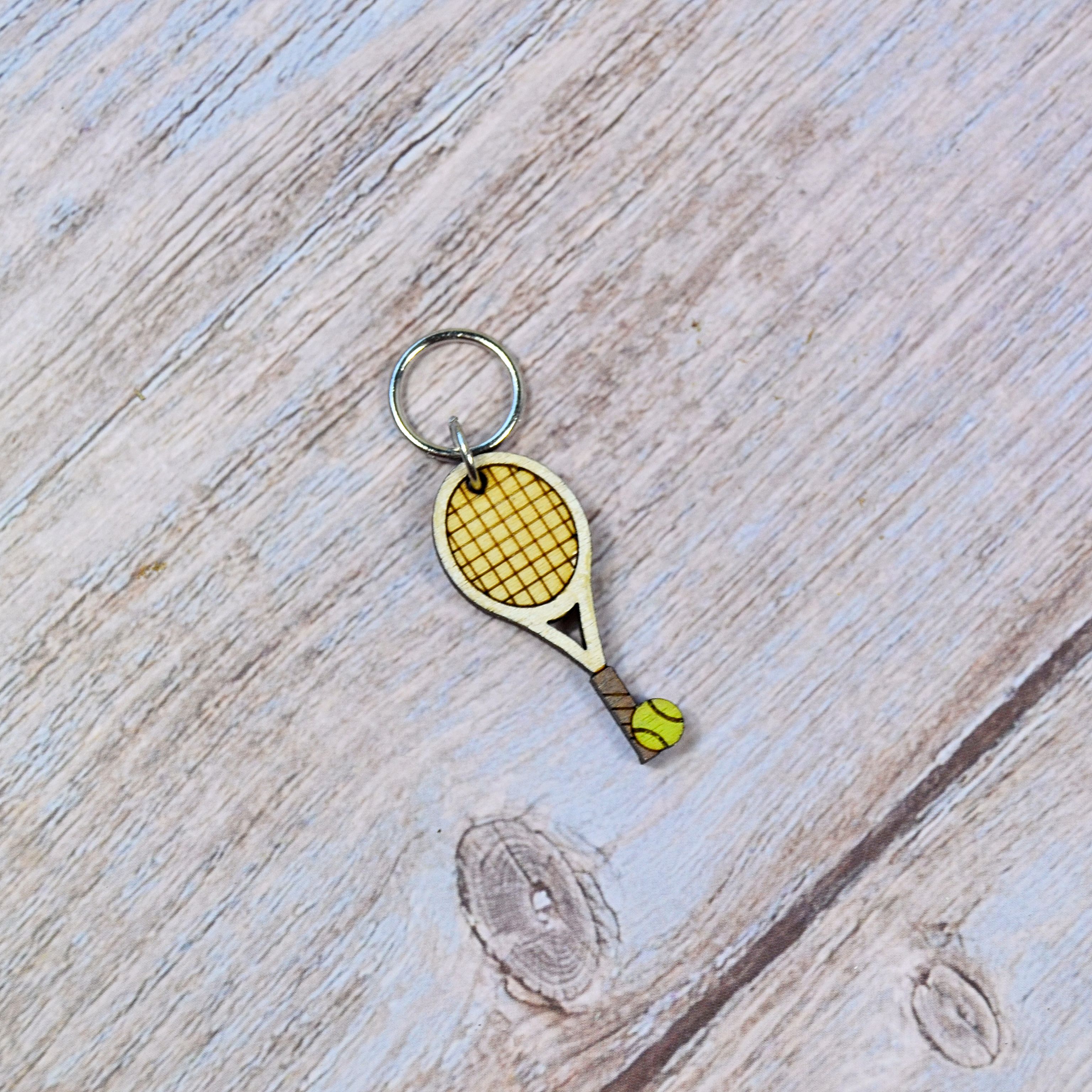 Holzmaschenmarkierer Tennisschläger